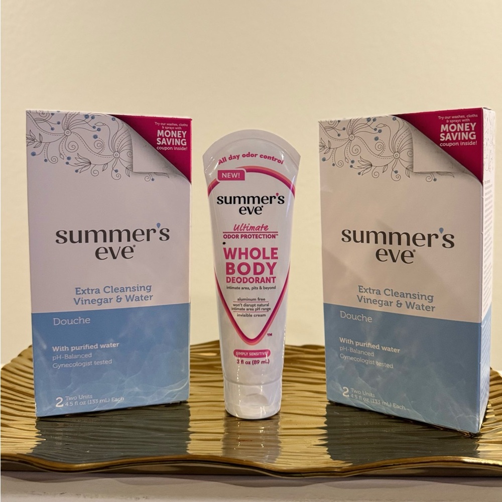 Summer's Eve BUNDLE Whole Body Deodorant (1) + Douche Extra Cleansing (2) - Picture 3 of 4